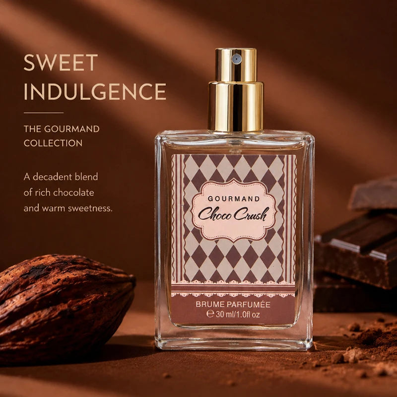 Chocolate-shaped Gourmet Perfume 30ml Sweet Caramel Marshmallow Vanilla Eau De Toilette Long-lasting Fragrance женские духи