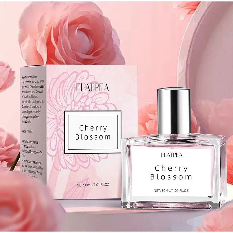 French Romantic Fragrance Vanilla Cream Caramel, Lychee Rose Cherry Blossom Long-last Eau De Toilette Unisex Alluring Fragrance