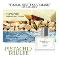 Parisian Chic Gourmand Perfume, Unisex Caramel Pistachio & Coconut Milk Scent, Creamy Vanilla Eau De Toilette Lasting Fresh 30ml