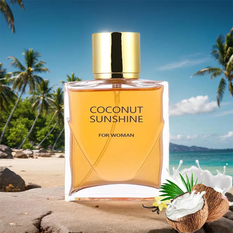 Brand Coconut Perfume Elegant High-end Fresh Vanilla Women's Perfume Spray Fresh Natural Coconut Seaside Holiday Eau De Toilette