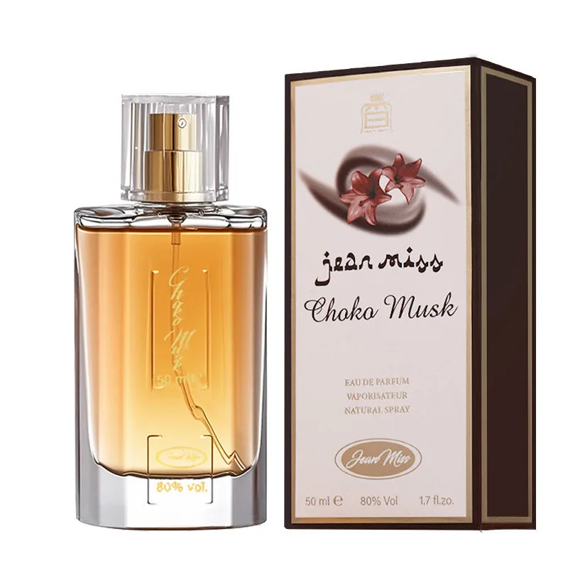 Women Cocoa Musk Perfume Chocolate Gourmand Eau De Toilette Long-lasting Fragrance Perfume Spray High-end Romantic Perfume Gifts
