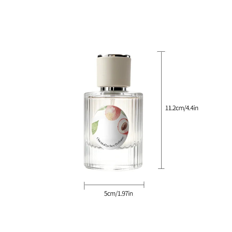 HOPE CHRISTINE Lychee Rose Perfume Summer Fresh Fruit Floral Fragrance Long Lasting EDP Women Sweet Pink Flower Body Spray