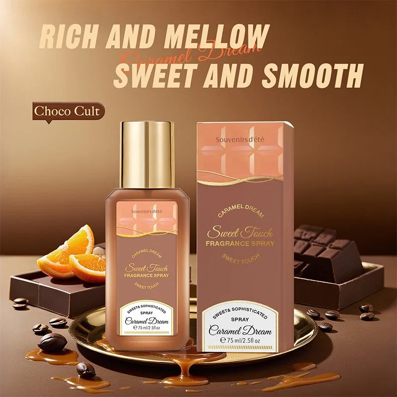 Caramel Gourmet Perfume Arabic Brand Floral Orange Chocolate Woody Fragrance Long-lasting Fragrance Charm Unisex Eau De Toilette