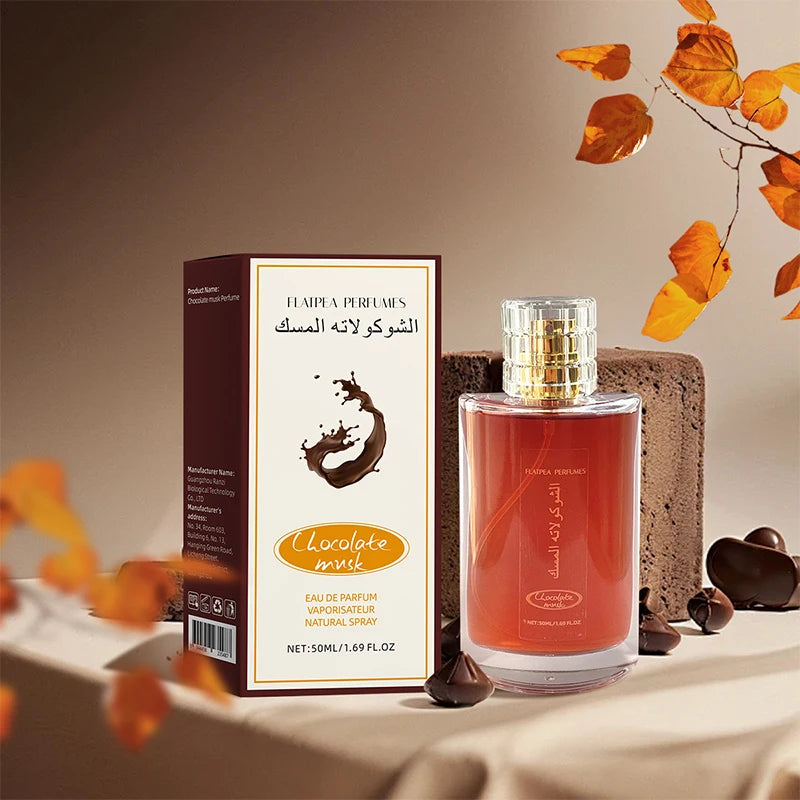 Women Cocoa Musk Perfume Chocolate Gourmand Eau De Toilette Long-lasting Fragrance Perfume Spray High-end Romantic Perfume Gifts