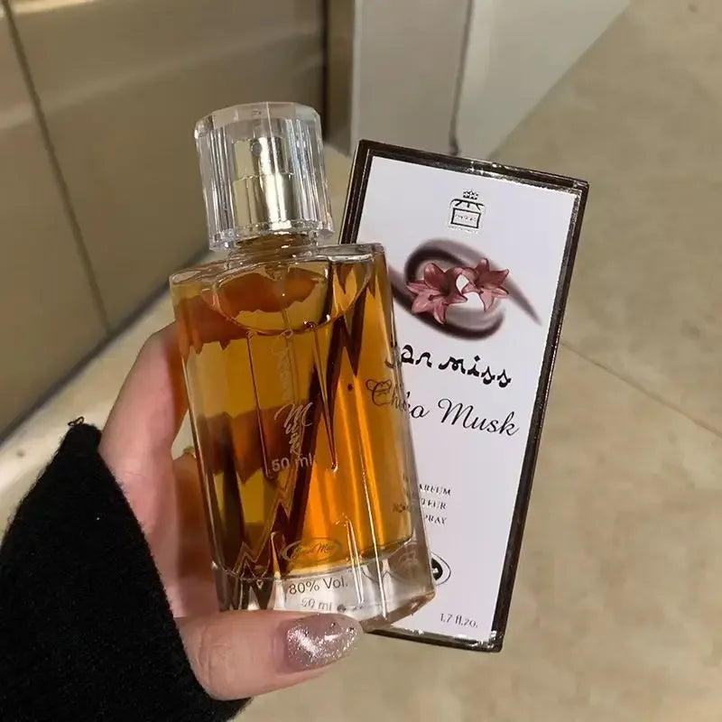 Women Cocoa Musk Perfume Chocolate Gourmand Eau De Toilette Long-lasting Fragrance Perfume Spray High-end Romantic Perfume Gifts