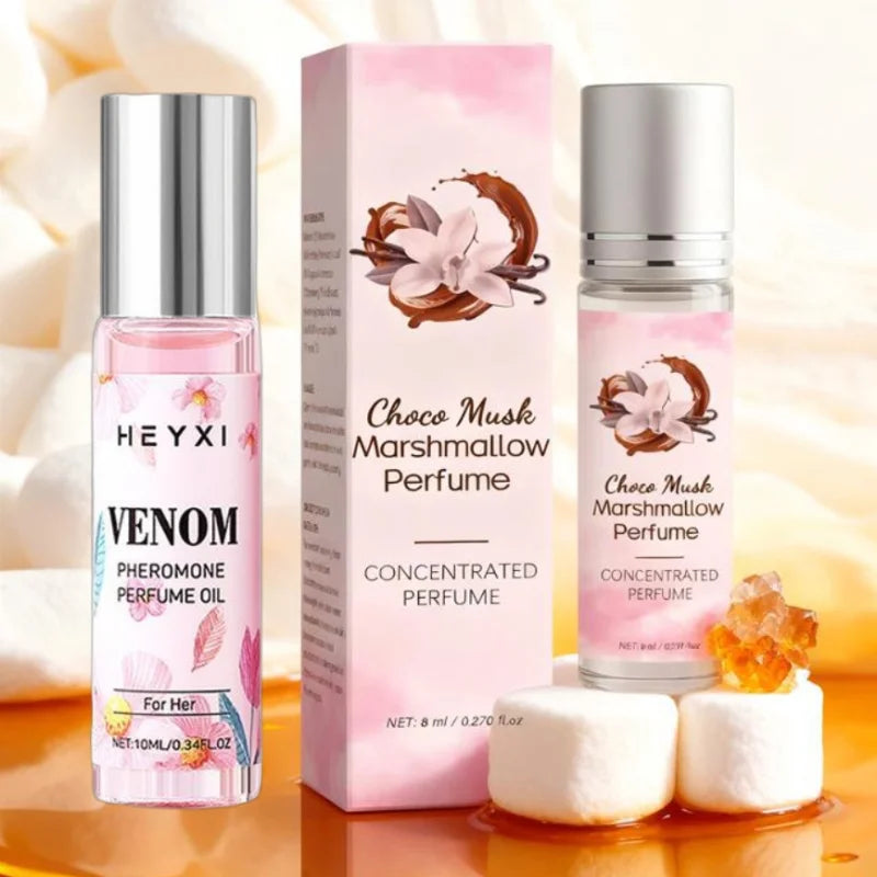 Christmas Musk Chocolate Perfume Natural Lasting Coconut Scent Rich Popular Roll-on Perfume Gift Women Perfect For The Holidays